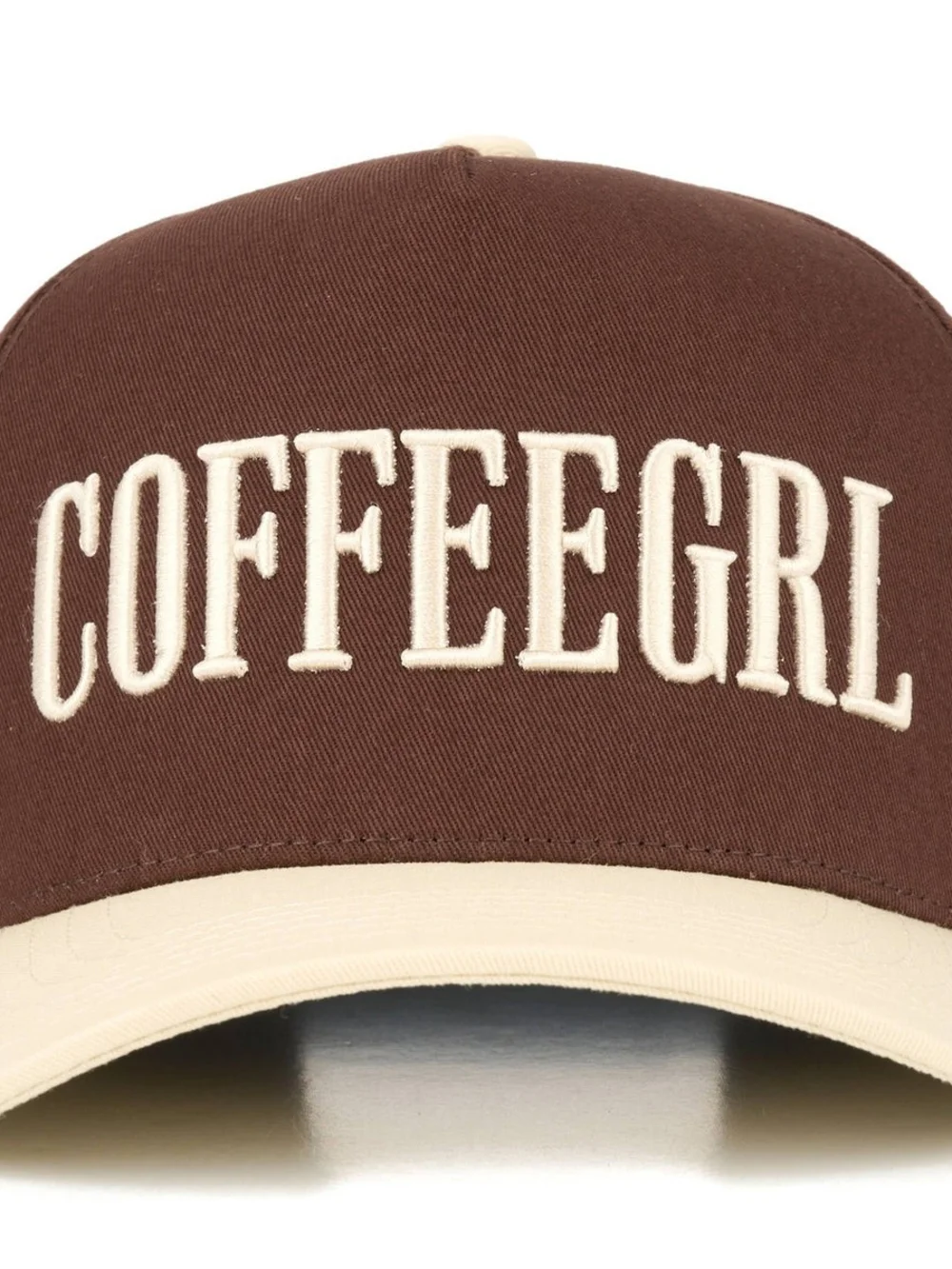 CC Skye Brown & Cream 'COFFEEGRL' Baseball Cap